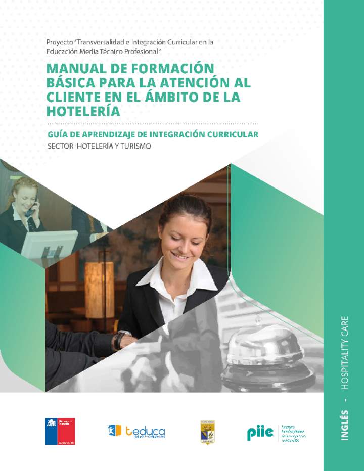 Guía de integración curricular "Hospitality care" Imagen portada