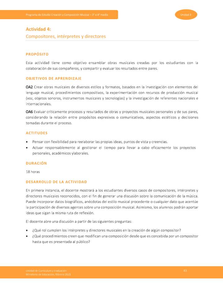 Actividad 4: Compositores, intérpretes y directores Imagen portada