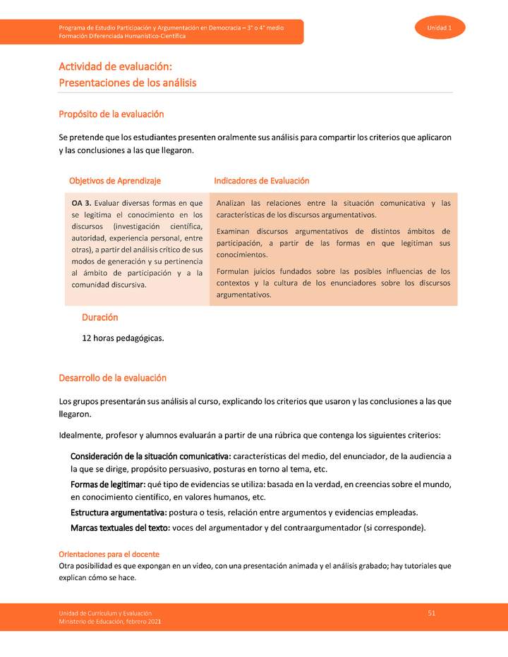 Actividad de evaluación: Presentaciones de los análisis Imagen portada