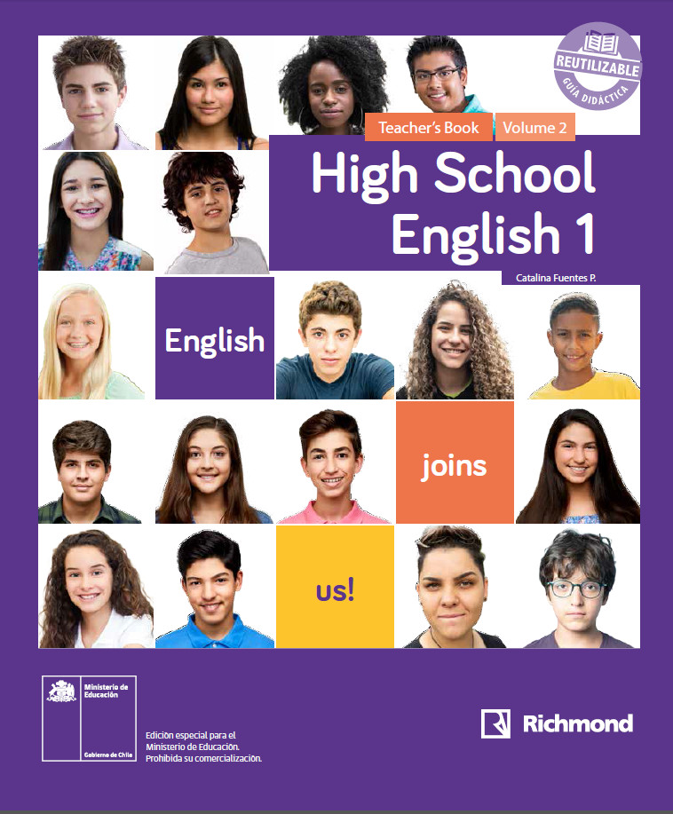 Inglés 1° medio, Richmond, Teacher's Book Volume 2 Imagen portada