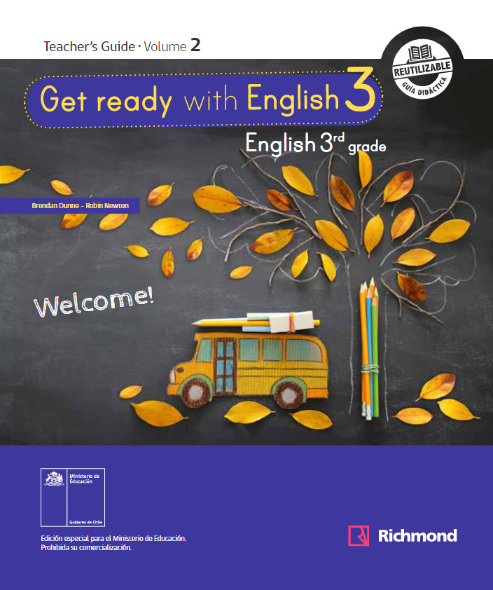 Inglés (Propuesta) 3° Básico, Richmond, Teacher's Guide Volume 2 Imagen portada