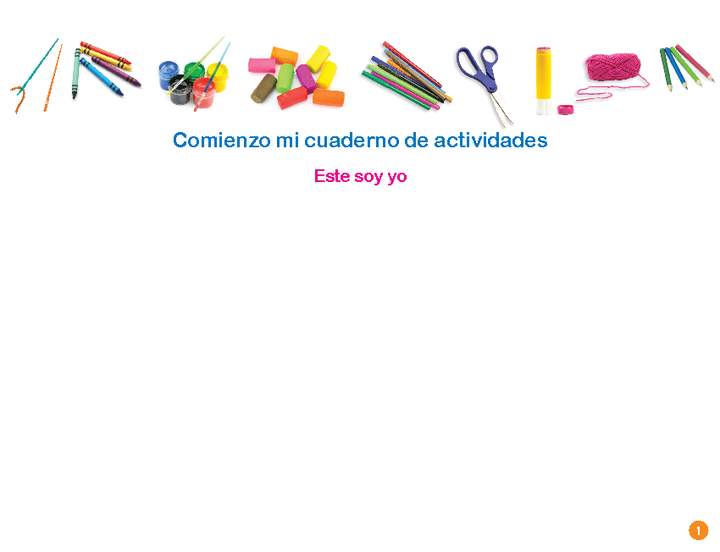 Texto escolar NT2 o Kínder - Actividad 01 Imagen portada