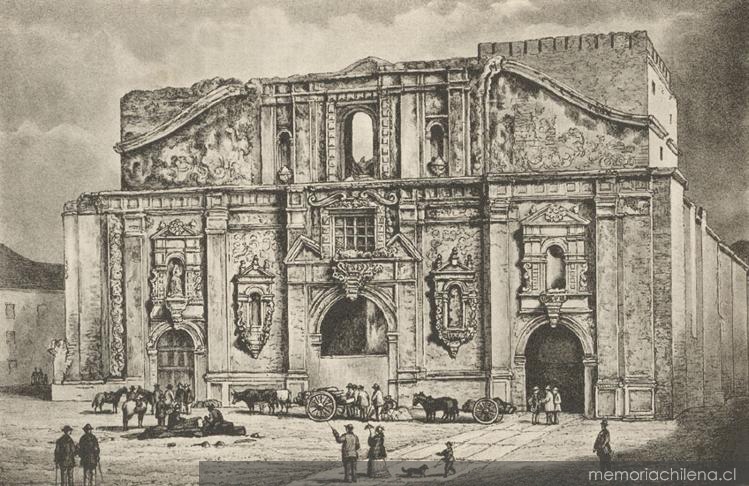 El incendio de la iglesia de la Compañía de Jesús (1863) Imagen portada