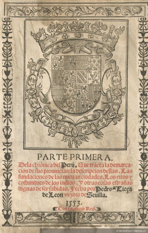 Cronistas peruanos del siglo XVI Imagen portada