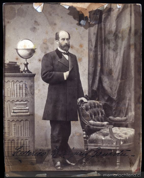 Federico Errázuriz Zañartu (1825-1877) Imagen portada