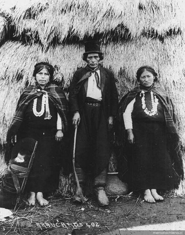 Fotografía del pueblo mapuche. Siglos XIX y XX Imagen portada