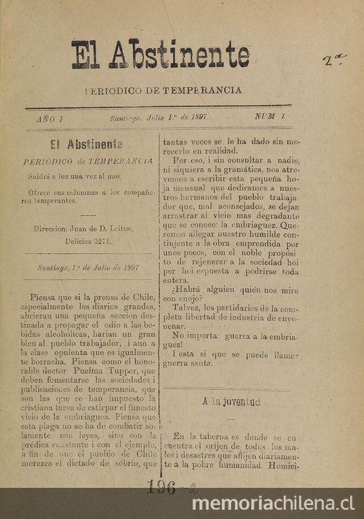 Alcoholismo en Chile (1870-1940) Imagen portada