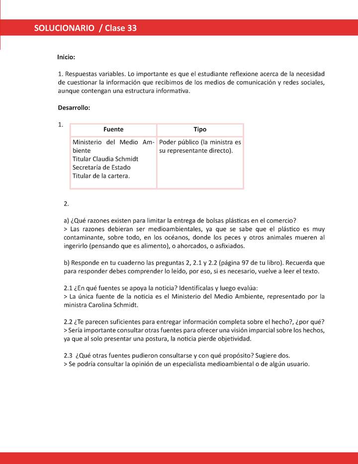 Solucionario Lengua y literatura 3° medio Unidad 2 Semana 9 Imagen portada