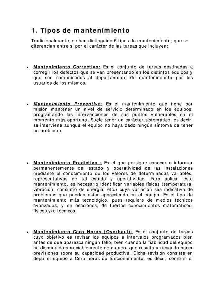 Mantenimiento de herramientas - Tipos de mantenimiento Imagen portada