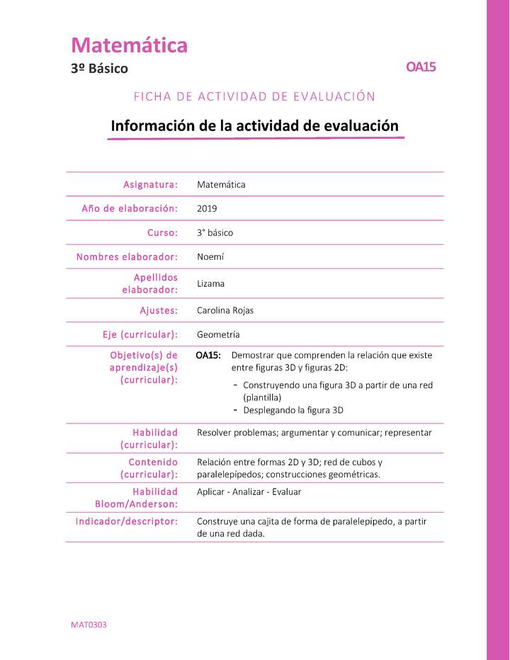 Evaluación formativa: Hacer una cajita con los desechos de los lápices Imagen portada