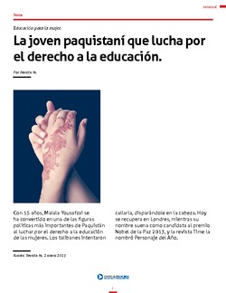 Joven paquistaní que lucha por el derecho a la educación Imagen portada