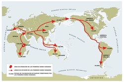 Mapa difusión ser humano Imagen portada
