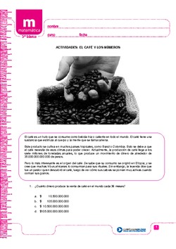 El café y los números Imagen portada