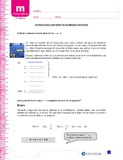 División de números enteros Imagen portada