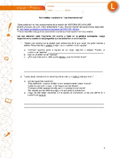 Vocabulario las tres manzanas Imagen portada