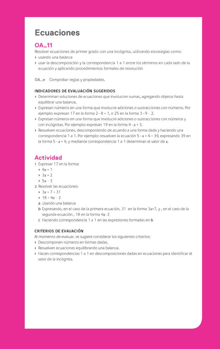 Evaluación Programas - MA06 OA11 - U2 - Ecuaciones Imagen portada