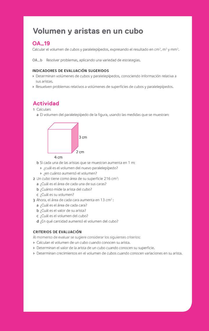 Evaluación Programas - MA06 OA19 - U3 - Volumen y aristas en un cubo Imagen portada