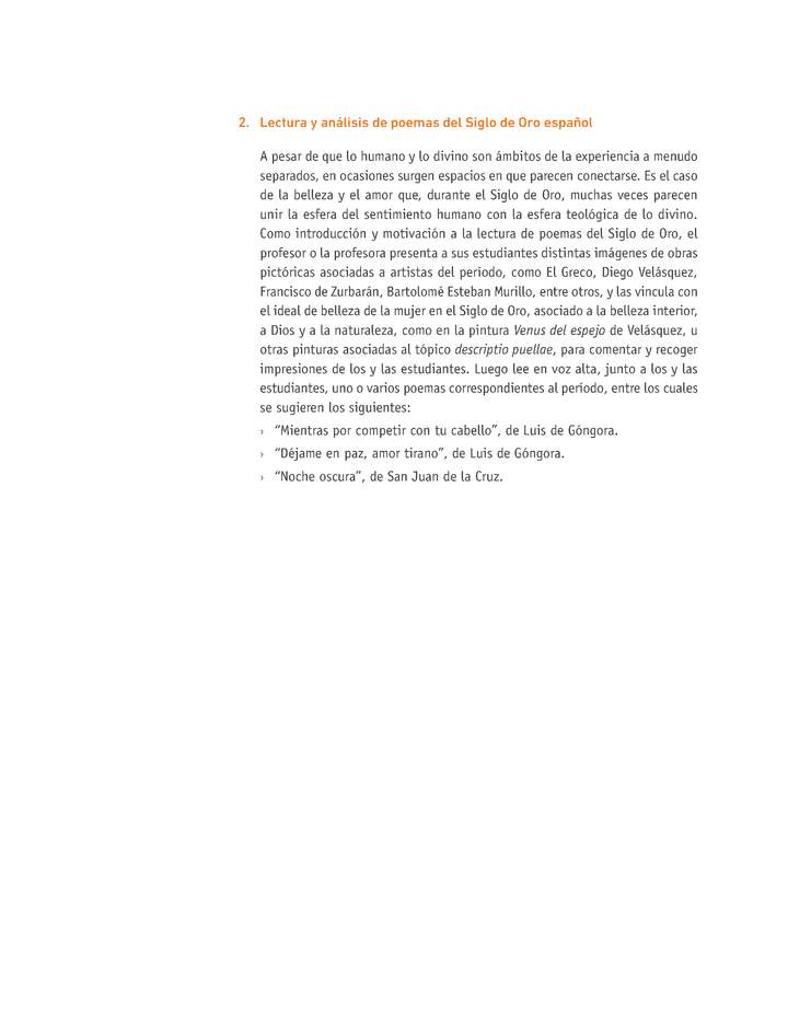Evaluación Programas - LE2M OA02 - OA04 - OA22 - U3 - LECTURA Y ANÁLISIS DE POEMAS DEL SIGLO DE ORO Imagen portada