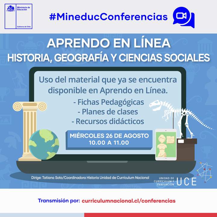 Aprendo en línea Historia, Geografía y Ciencias Sociales Imagen portada