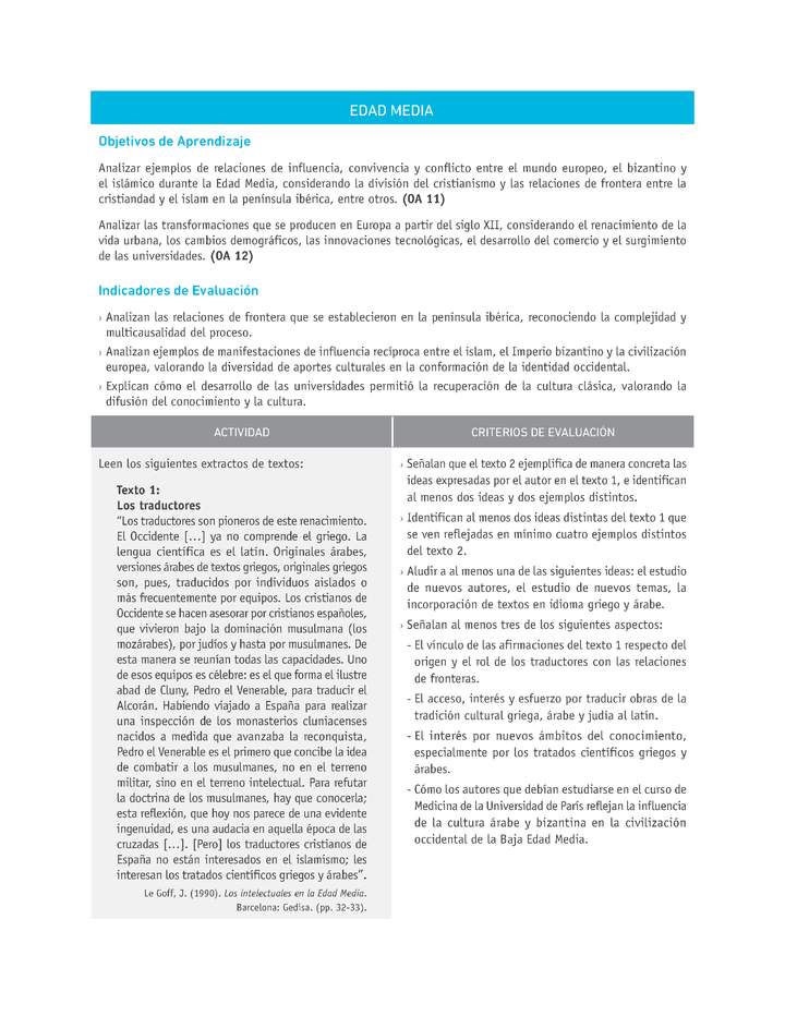 Evaluación Programas - HI07 OA11 - OA12 - U3 - EDAD MEDIA Imagen portada