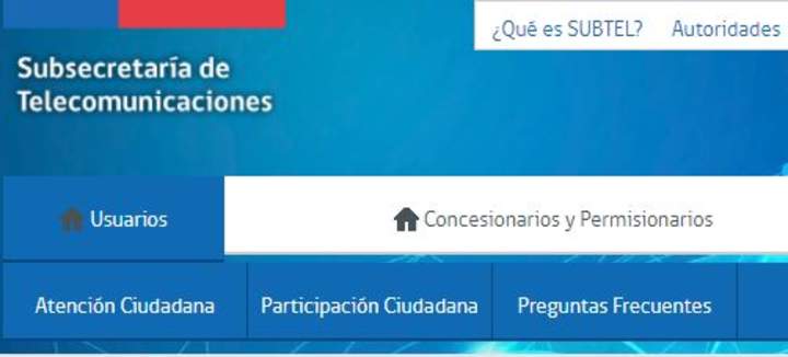 Subsecretaría de Telecomunicaciones Imagen portada