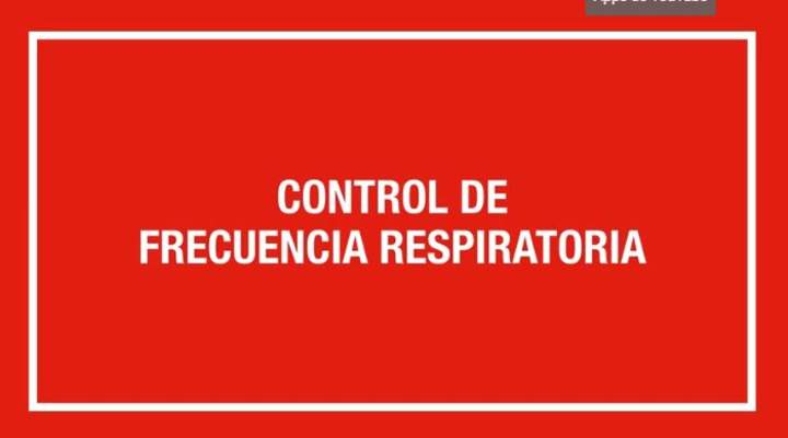 Control de frecuencia respiratoria Imagen portada