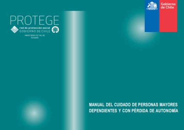 Manual del cuidado de personas mayores dependientes y con pérdida de autonomía Imagen portada