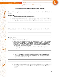 Comprensión de lectura Los deseos ridículos Imagen portada