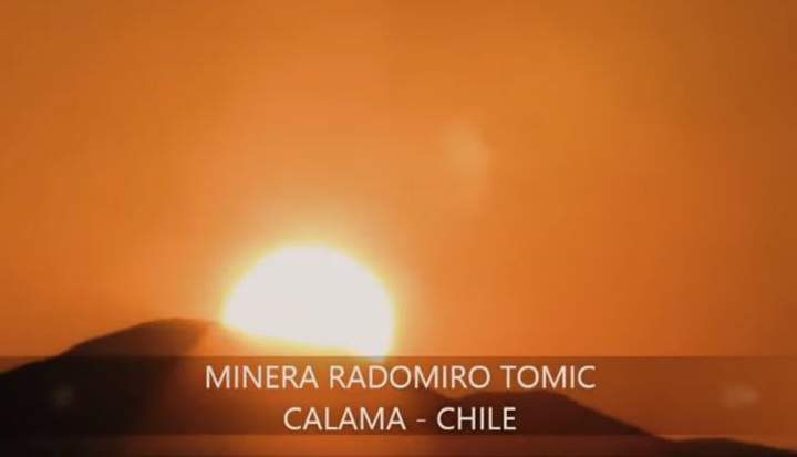 Hidrometalurgia del cobre, Mina Radomiro Tomic. Imagen portada
