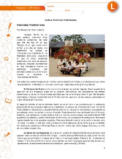 Festivales tradicionales Imagen portada