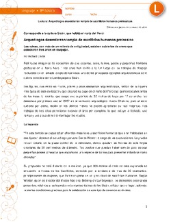 Arqueólogos desentierran templo de sacrificios humanos preincaico Imagen portada