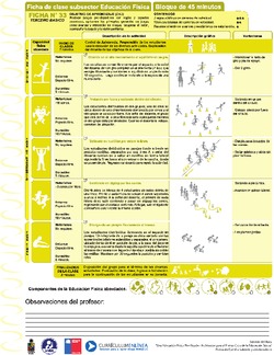 Juegos Predeportivos Ficha N° 33 Imagen portada