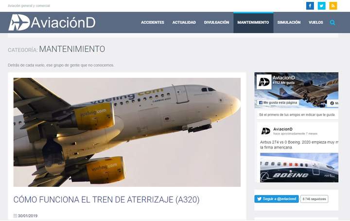 AviaciónD. Mantenimiento temas variados Imagen portada