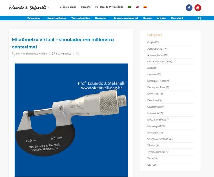 Simulador micrometro en milímetro Imagen portada