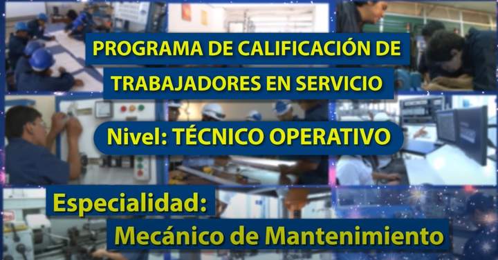 SENATI Mecánica de mantenimiento Imagen portada