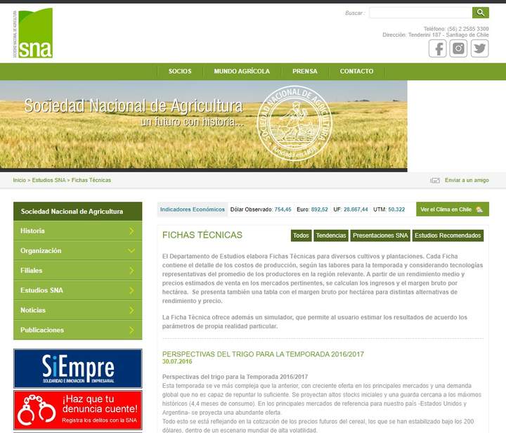 Fichas Técnicas, SNA EDUCA Imagen portada