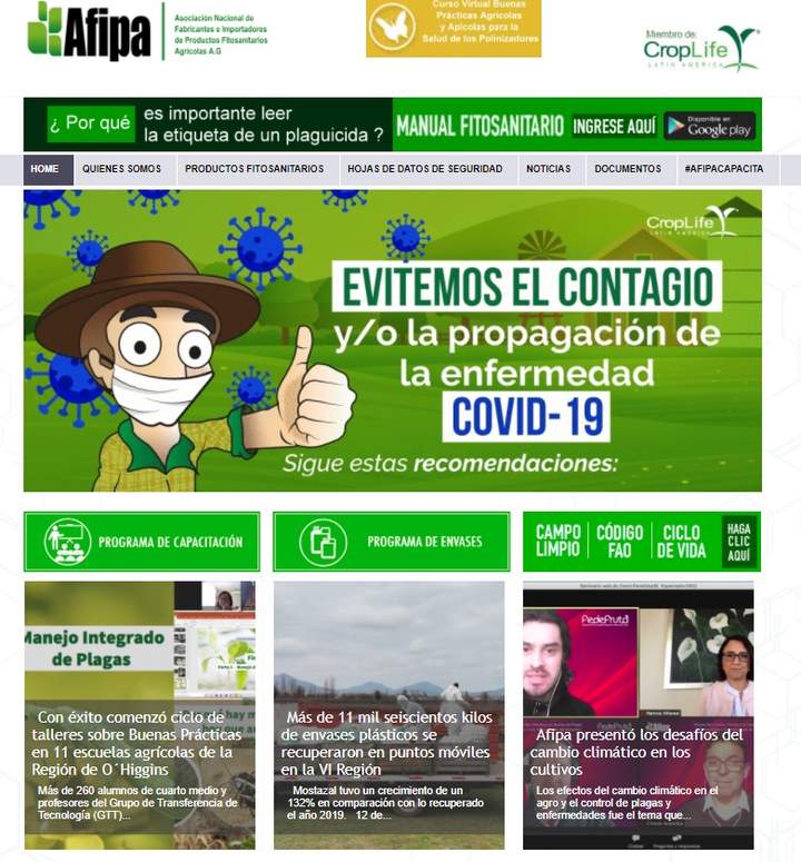 Asociación Nacional de Fabricante e Importadores de Productos Fitosanitarios Agrícolas A. G. Imagen portada