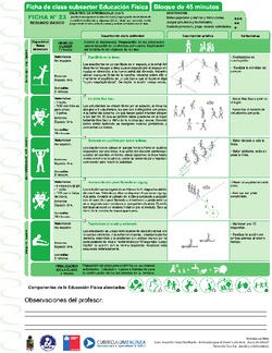 Habito y cultura de movimiento Ficha N° 23 Imagen portada
