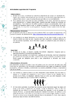 Actividades sugeridas Unidad 2 Imagen portada