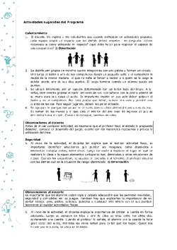 Actividades sugeridas Unidad 2 Imagen portada