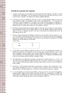 Actividades sugeridas Unidad 1 Imagen portada