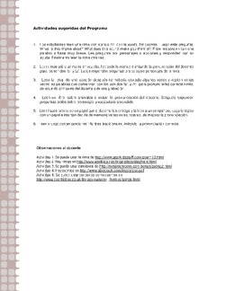 Actividades sugeridas Unidad 1 Imagen portada