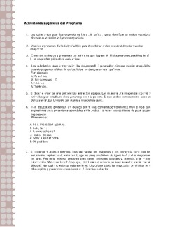 Actividades sugeridas Unidad 1 Imagen portada