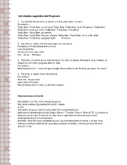 Actividades sugeridas Unidad 2 Imagen portada