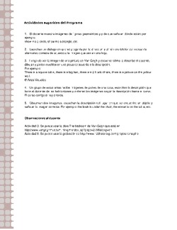 Actividades sugeridas Unidad 2 Imagen portada