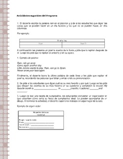 Actividades sugeridas Unidad 1 Imagen portada