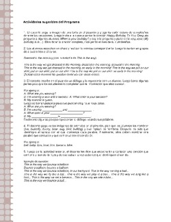 Actividades sugeridas Unidad 1 Imagen portada