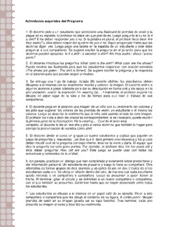 Actividades sugeridas Unidad 1 Imagen portada