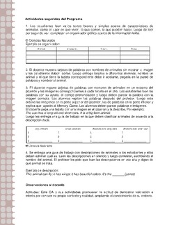 Actividades sugeridas Unidad 2 Imagen portada