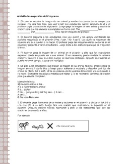 Actividades sugeridas Unidad 2 Imagen portada
